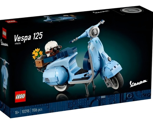 Lego Vespa 125 10298- 1106 Piezas