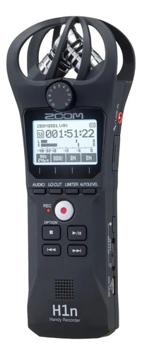 Zoom H1n Grabador Digital Stereo Handy Recorder Color Gris - Imagen 3