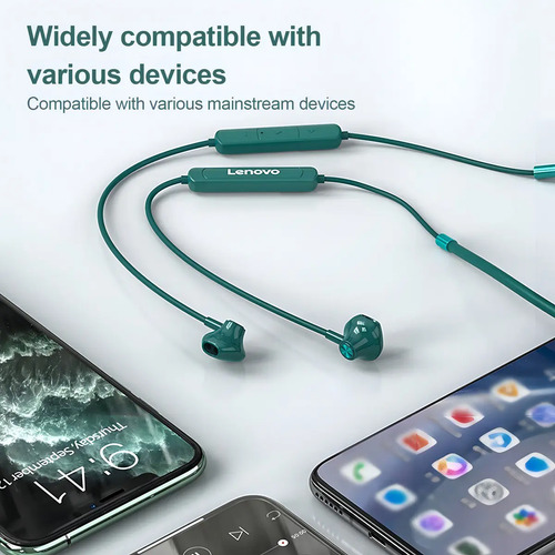 Lenovo-auriculares Inalámbricos Sh1 Con Bluetooth 5,0, Negro - Imagen 7
