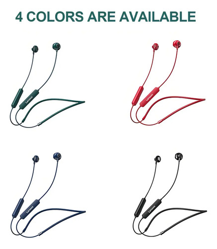 Lenovo-auriculares Inalámbricos Sh1 Con Bluetooth 5,0, Negro