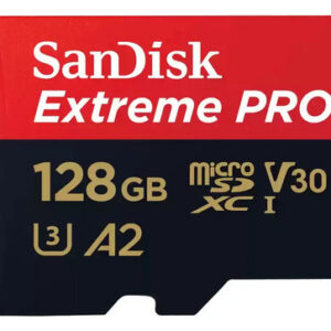 Sandisk Extreme Pro Sdsdqxcd-128g Con Adaptador Microsdxc 200mb A2 V30 4k