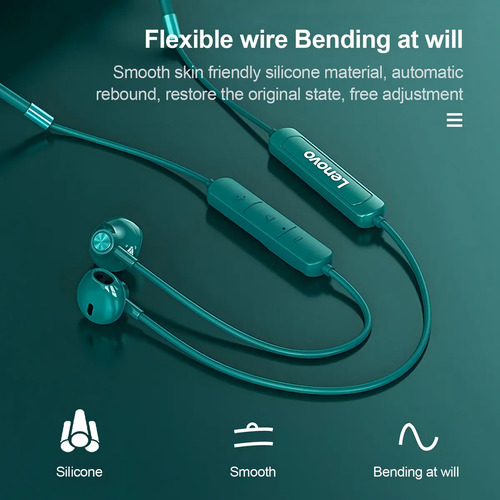 Lenovo-auriculares Inalámbricos Sh1 Con Bluetooth 5,0, Negro - Imagen 9